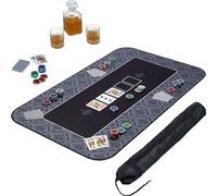 relaxdays Tapis de poker 100x60