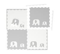 Relaxdays Tapis de puzzle avec motifs éléphants