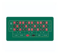 Relaxdays Tapis de roulette 60 x 120 cm vert