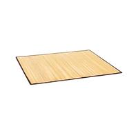 Relaxdays Tapis de Salle de Bain Bambou 80 x 50 cm Douche Tailles différentes Couche antidérapante, Couleur Naturelle