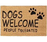relaxdays Tapis de sol coco "Dogs Welcome