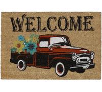 relaxdays Tapis de sol Coco Welcome Auto