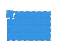 Relaxdays Tapis de Sport et de Sol, Lot de 24 pièces, sans BPA, Dimensions totales de Chaque pièce 30 x 30 cm, Bleu