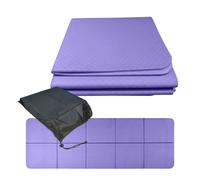 Relaxdays Tapis de yoga pliable 6 mm