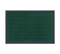 Relaxdays Tapis d'entrée en polypropylène, rayé, Vert