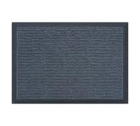 Relaxdays Tapis d'entrée polypropylène rayé, antidérapant, Gris