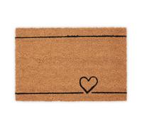 Relaxdays Tapis en coco cœur