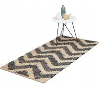relaxdays Tapis en zigzag 70 x 140 cm