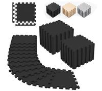 Relaxdays Tapis fitness protecteur, set 30 x 30 cm