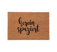 Relaxdays Tapis paillasson « Hereinspaziert »