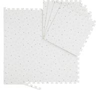 relaxdays Tapis puzzle 8 pièces avec étoiles