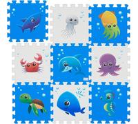 relaxdays Tapis puzzle avec animaux marins