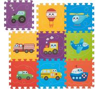 relaxdays Tapis puzzle avec véhicules