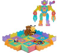 relaxdays Tapis puzzle Pièces de robot
