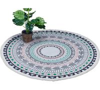 relaxdays Tapis rond avec design Mandala