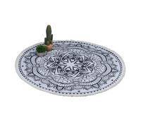 Relaxdays Tapis rond motif mandala