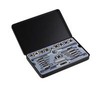 Relaxdays Tarauds et filières jeu de 22 pièces