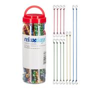 Relaxdays Tendeur en lot de 12, 4 tailles