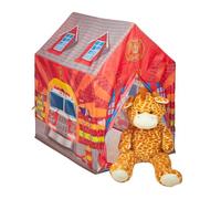 Relaxdays Tente de jeu Caserne de pompiers