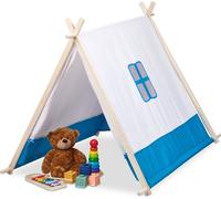 relaxdays Tente de jeu plate pour enfants