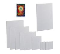 Relaxdays Toiles à peindre en lot de 12