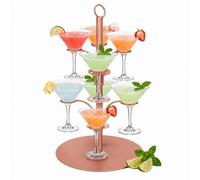 Relaxdays Tour boissons pour 8 verres