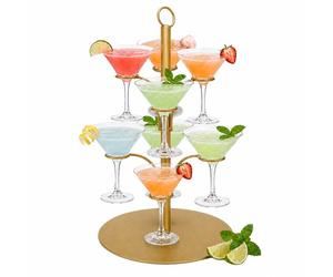 Relaxdays Tour boissons pour 8 verres