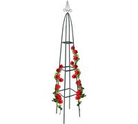 relaxdays Tour de jardin métal env. 190 cm pointu