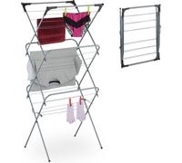 relaxdays Tour Séchoir à linge pliable