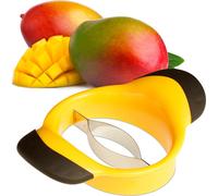 relaxdays Trancheur de mangue avec lame en acier inoxydable