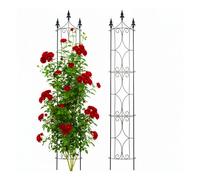 Relaxdays Treillis demi-lune, lot de 2