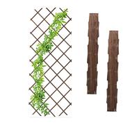 relaxdays Treillis extensible, lot de 3