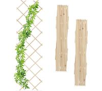 relaxdays Treillis extensible, set de 3 pièces