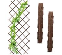 relaxdays Treillis extensible, set de 3 pièces