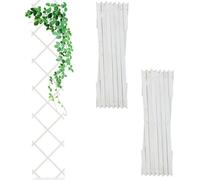 relaxdays Treillis extensible, set de 3 pièces