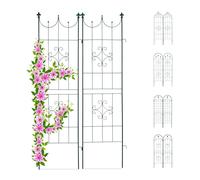 Relaxdays Treillis jardin fer set de 2