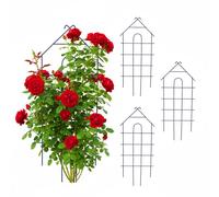 Relaxdays Treillis maison, lot de 4