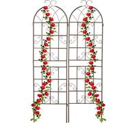 relaxdays Treillis métalliques, set de 2