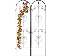relaxdays Treillis métalliques, set de 2