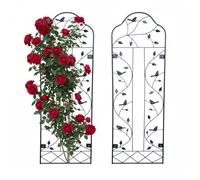 Relaxdays Treillis mural, lot de 2