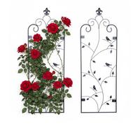 Relaxdays Treillis mural, lot de 2