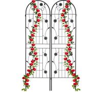 relaxdays Treillis, set de 2, 180 cm