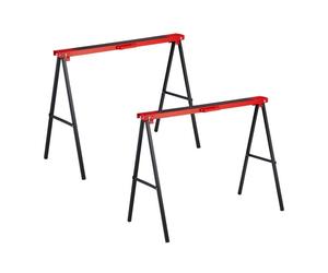 Relaxdays Trépied de travail pliable 100 kg 2 pcs