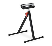 Relaxdays Tréteau avec Roulette, Hauteur réglable Entre 67 et 110 cm, Pliant, Charge Max. 60 kg, Atelier, Acier, Noir