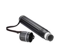 Relaxdays Tube de Transport, pour Poster et Dessin, Jusqu’au Format 0A, Extensible, 64-107 cm, Noir et Gris