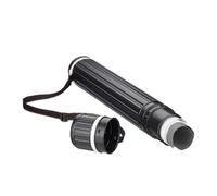 Relaxdays Tube de Transport, pour Poster et Dessin, Jusqu’au Format 0A, Extensible, 64-107 cm, Noir et Blanc