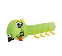 Relaxdays- Tunnel Chenille Enfants Pop Up Tente Jeu Plein-air Jouet Ramper intérieur extérieur, Vert, 10022469