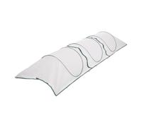 Relaxdays Tunnel de Croissance Pliable, système « Pop up », 3,5 m, Filet antiparasitaire, pour légumes et Fraises, Blanc