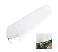 Relaxdays Tunnel de Croissance, Protection Contre Les parasites, Filet à Fines Mailles, Longueur : 3,4 m, Blanc
