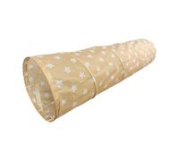 Relaxdays Tunnel de Jeu étoilé coloré pour Enfant l x P : 180 x 45 cm - en Polyester - Multicolore